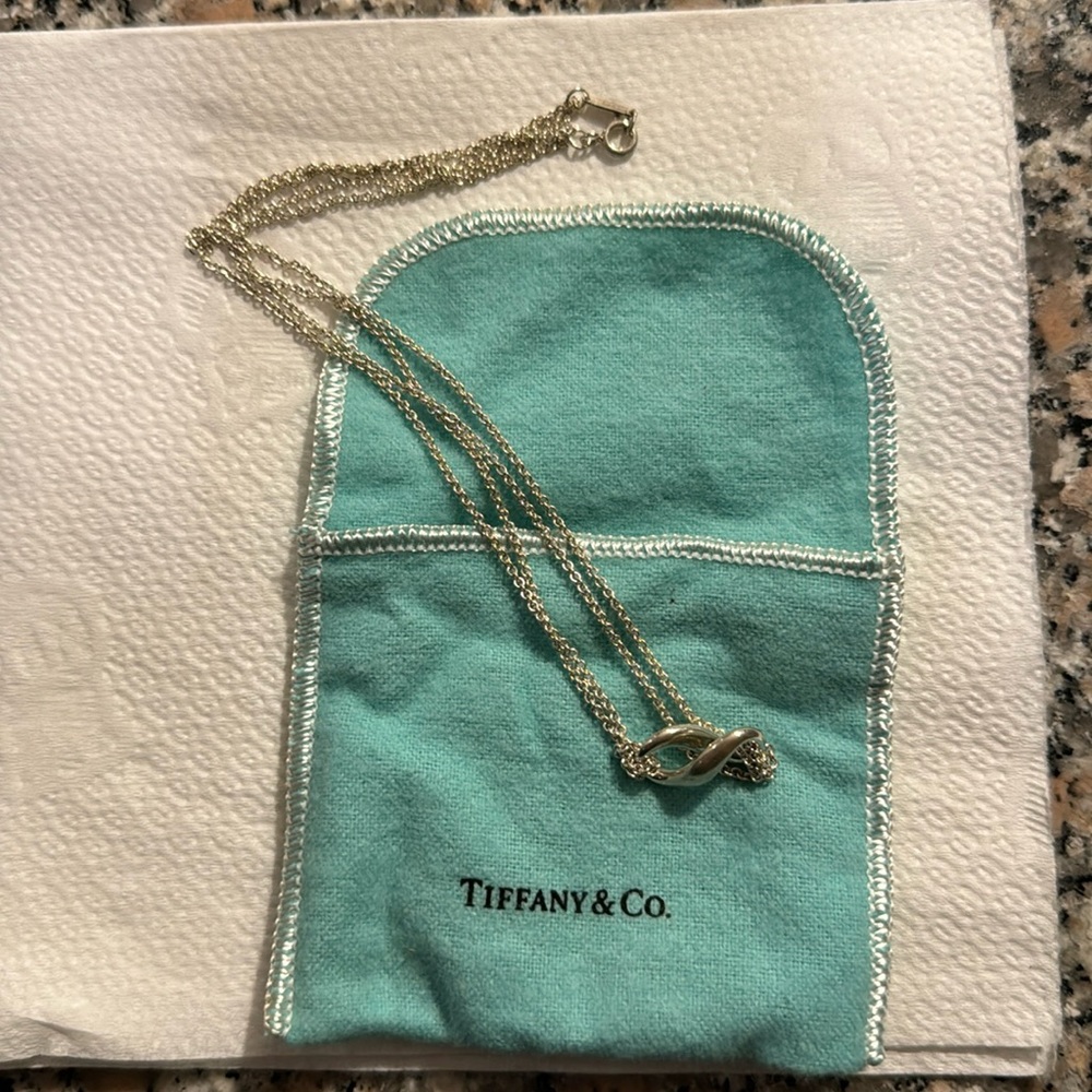 Tiffany infinity necklace